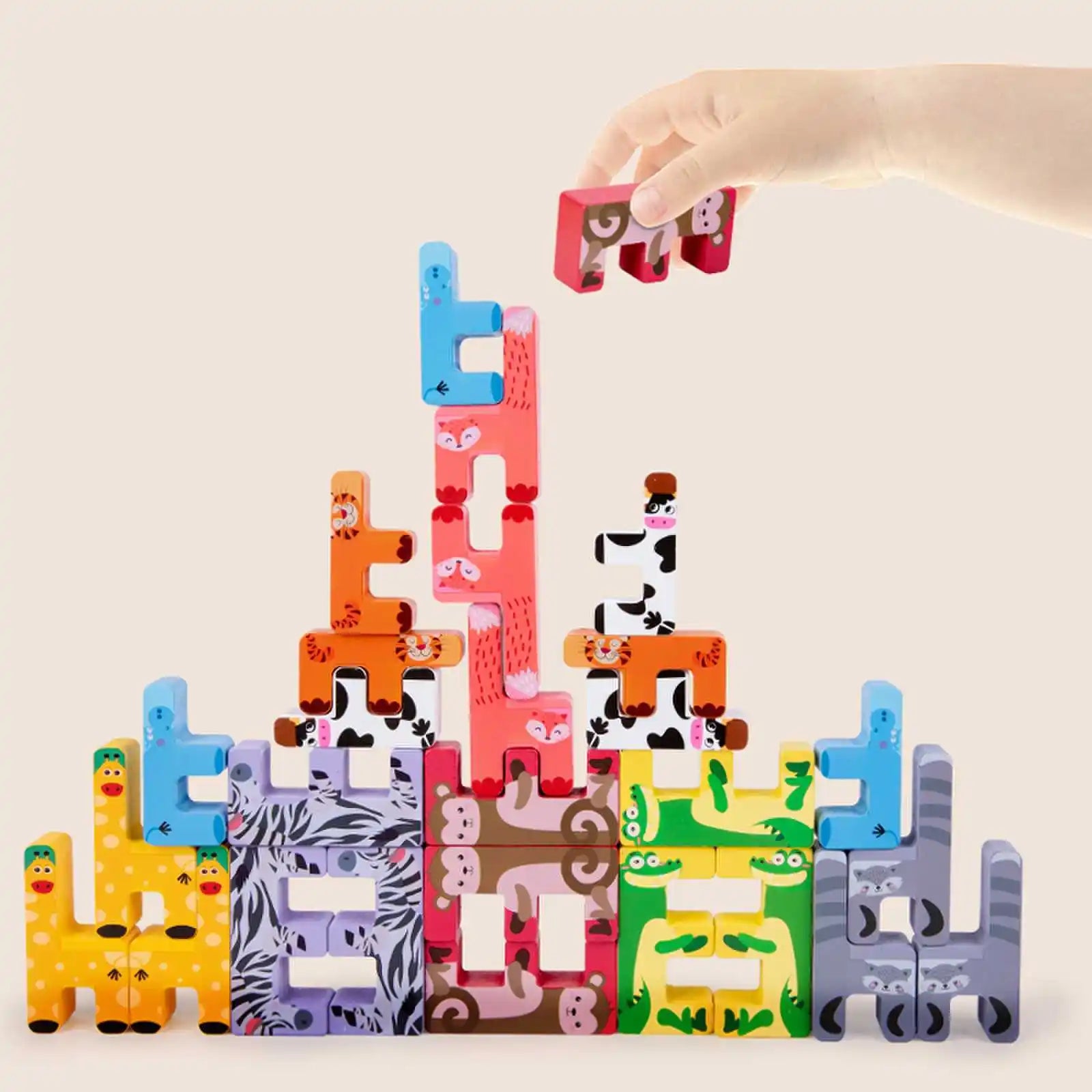 Multifunction Animal Wooden Balance Toy