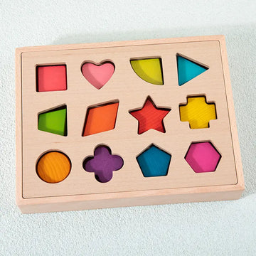 12-hole intelligence box puzzle geometric shape matching