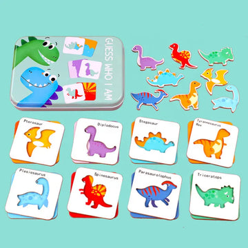 Cognition Puzzles Game Cartoon Cards