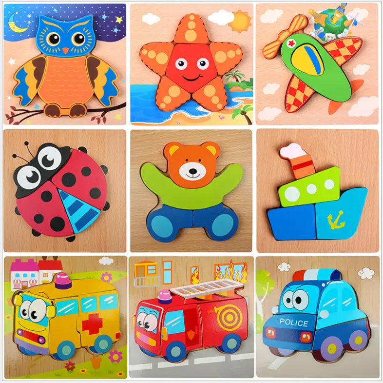 Educational early learning children's Wooden