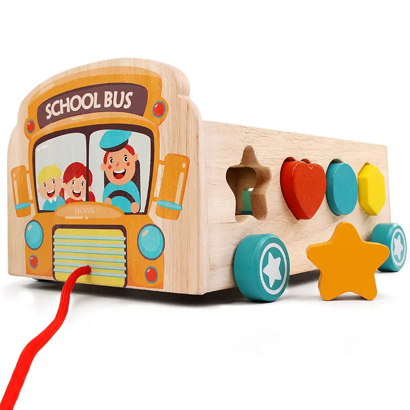 Shape Matching Learning Numbers Color bus