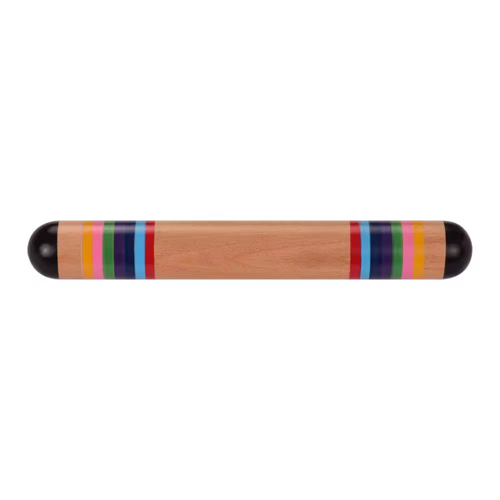 Wooden Rainstick Rainmaker Rain Shaker Musical Instrument Toy Rainbow