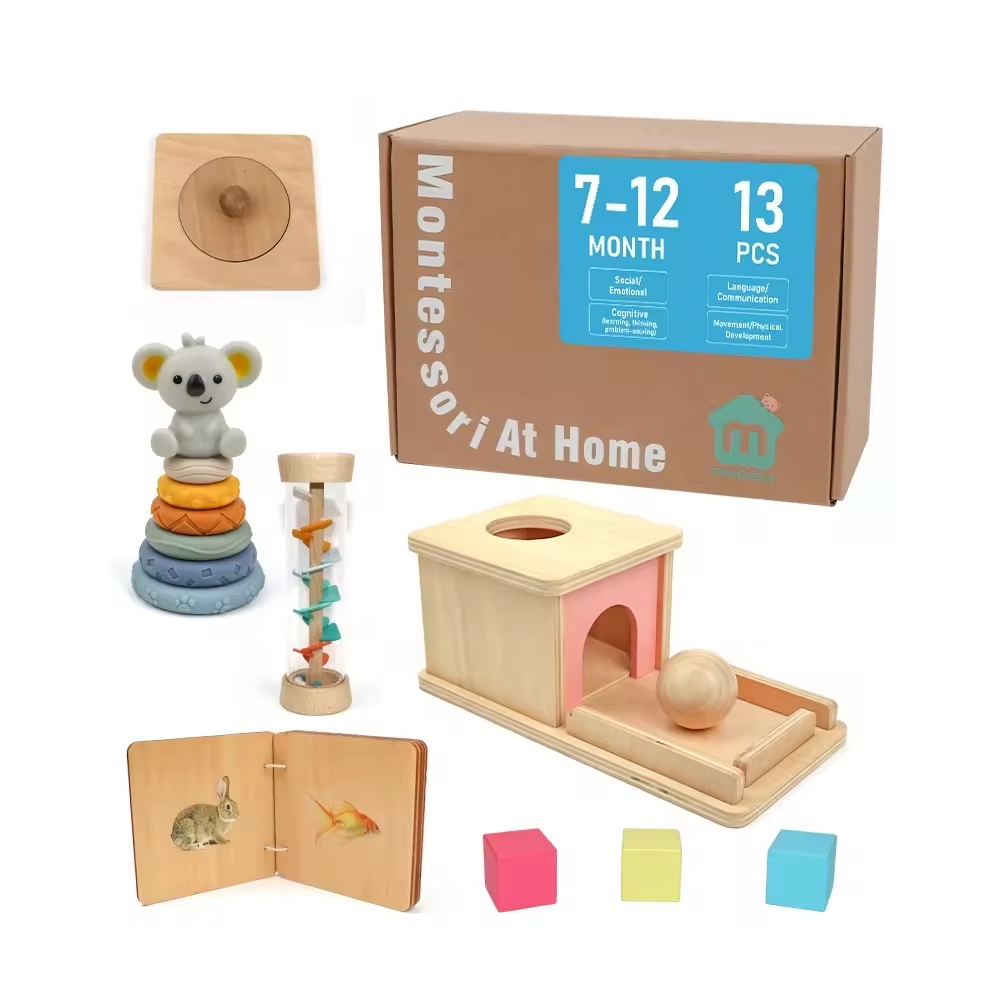 Educational montessori boxes 7-12m