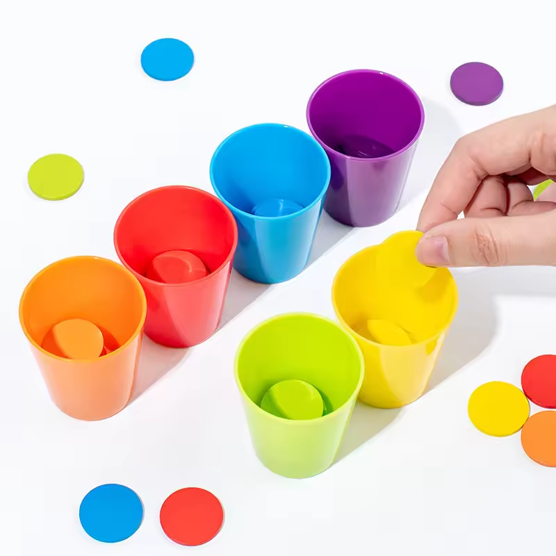 Stacking Cups Color Classification Training Cups Parent-Child Interactive Game